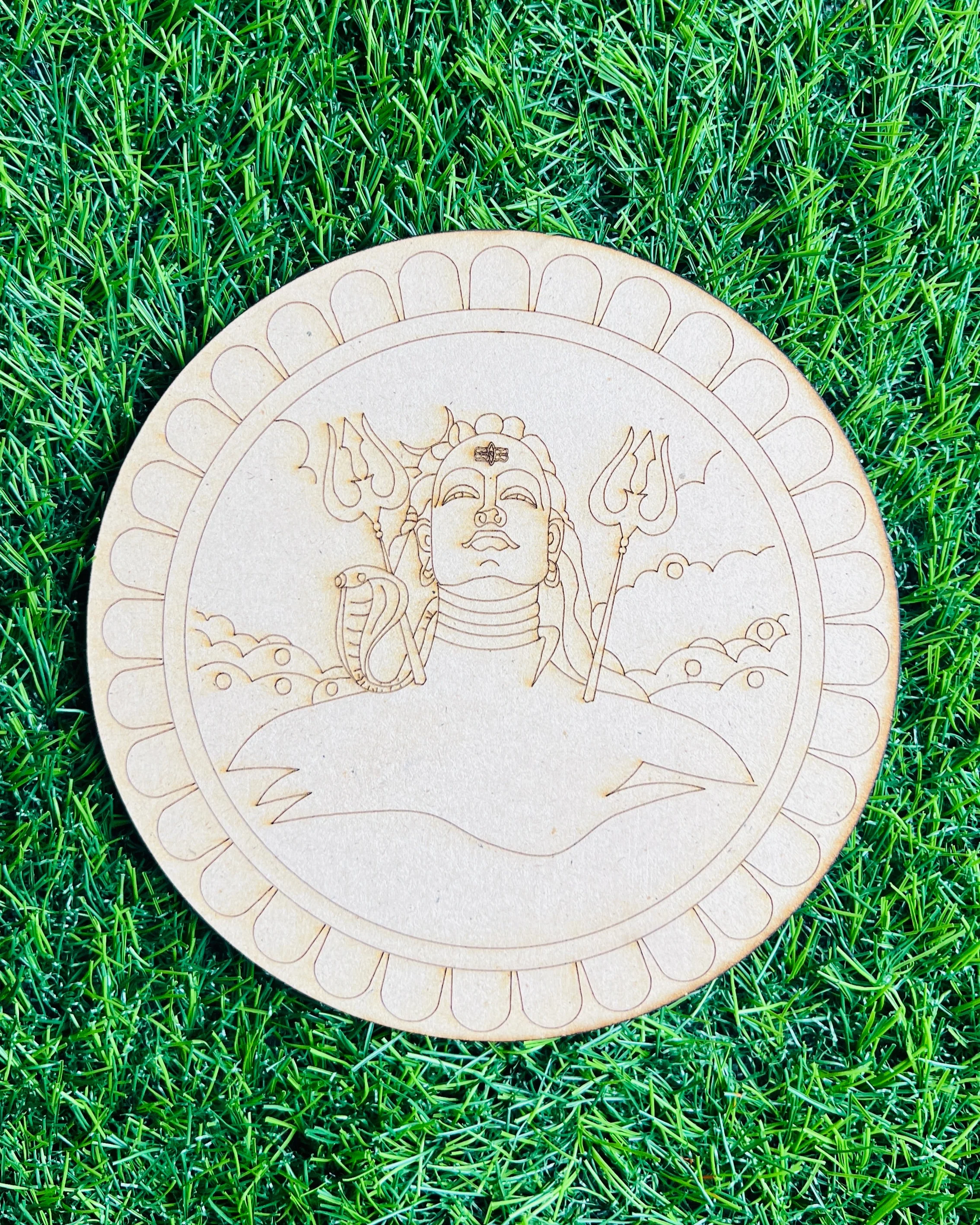 Premarked Round Shape MDF